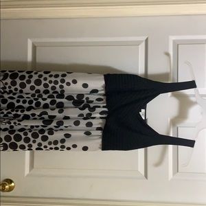 Black and White Maxi dress